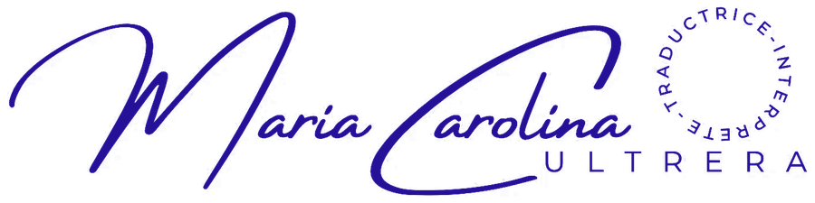 Signature de Maria Carolina CULTRERA, traductrice-interprète