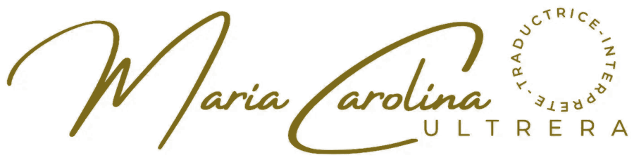 Signature de Maria Carolina CULTRERA, traductrice-interprète